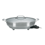 Cuisinart 12in x 15in Electric Skillet, Silver