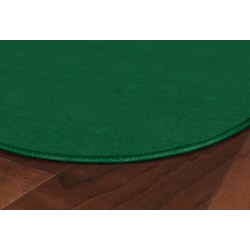 Flagship Carpets Color Rings Rug, Rectangle, 6ft x 8ft 4in, Black