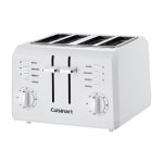 Cuisinart 4-Slice Wide-Slot Toaster, White