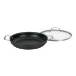 Cuisinart 12in Everyday Pan With Medium Dome Cover, Black