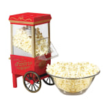 Nostalgia Electrics Coca-Cola Series Hot Air Popcorn Maker, Red