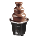 Nostalgia Electrics Mini Chocolate Fondue Fountain, Black