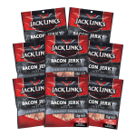 Jack Links Small Batch Bacon Jerky, 2.25 Oz, Pack Of 8 Sticks