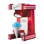 Nostalgia Electrics Retro Series Single Snow Cone Maker, Red