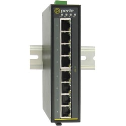 Perle IDS-108F-DM2SC2 - Industrial Ethernet Switch - 10 Ports - 10/100Base-TX, 100Base-FX - 2 Layer Supported - Rail-mountable, Panel-mountable, Wall Mountable - 5 Year Limited Warranty