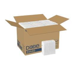 Dixie 2-Ply Dinner Napkins, 126 Napkins Per Sleeve, Carton of 24 Packs