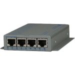 Omnitron Systems iConverter 8482-4-F 4GT Ethernet Switch - 4 Ports - Gigabit Ethernet, Fast Ethernet - 10/100/1000Base-T - 2 Layer Supported - Wall Mountable - Lifetime Limited Warranty