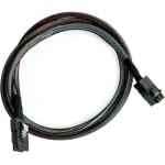 Microchip Adaptec Mini-SAS/Mini-SAS HD Data Transfer Cable - 3.28 ft Mini-SAS/Mini-SAS HD Data Transfer Cable for Backplane - SFF-8643 Mini-SAS HD - SFF-8087 Mini-SAS