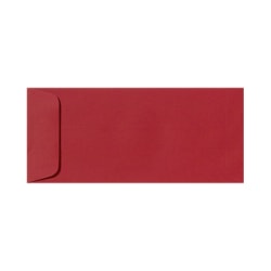 LUX Open-End Envelopes, #10, Peel & Press Closure, Ruby Red, Pack Of 1,000