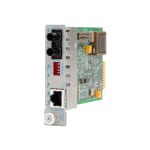 Omnitron iConverter GX/T - Fiber media converter - GigE - 10Base-T, 1000Base-LX, 100Base-TX, 1000Base-T - RJ-45 / ST single-mode - up to 7.5 miles - 1310 nm