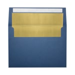 LUX Invitation Envelopes, A7, Peel & Stick Closure, Gold/Navy, Pack Of 250