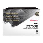 Office Depot Remanufactured Black High Yield Toner Cartridge Replacement For Dell C3760, ODC3760B