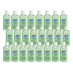 PURELL Advanced Hand Sanitizer Soothing Gel, Fresh Scent, 4-oz. Flip-Cap Bottle, 24/Carton