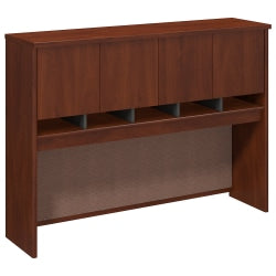 Lorell Chateau Series Hutch, 66inW, Mahogany