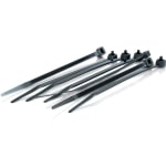 C2G 7.5in Cable Ties - Black - 100pk - Cable Tie - Black - 100 - 7.50in Length - TAA Compliant