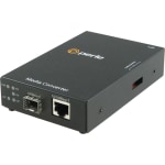 Perle S-110PP-SFP-XT Media Converter - 1x PoE+ (RJ-45) Ports - 10/100Base-TX - 328.08 ft - 1 x Expansion Slots - 1 x SFP Slots - Desktop, Rail-mountable, Rack-mountable, Wall Mountable