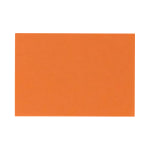 LUX Mini Flat Cards, #17, 2 9/16in x 3 9/16in, Mandarin Orange, Pack Of 250