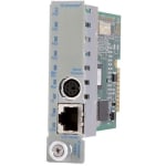 Omnitron Systems iConverter 8000N-0 Network Management Module - 1 x RJ-45 10/100Base-TX Auto-negotiation Management, 1 x RS-232 Management