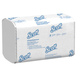 Scott Pro Scottfold Multifold Paper Towels with Fast-Drying Absorbency Pockets, 175 Sheets Per Pack, 25 Packs Per Case