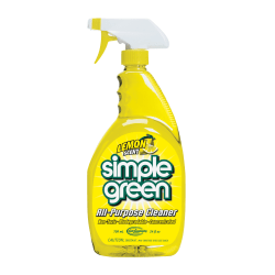 Simple Green All-Purpose Cleaner, Lemon Scent, 24 Oz Bottle, Case Of 12