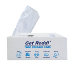 Get Reddi Food and Poly Bag, 10 inches x 4 inches x 20 inches, 18-Quart, 0.68 mL, Clear, Sold as 1000 per Case