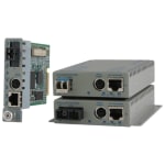 Omnitron Systems iConverter GX/TM2 Media Converter - 1 x Network (RJ-45) - 10/100/1000Base-T, 1000Base-X - 1 x Expansion Slots - 1 x SFP Slots - Desktop