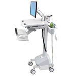 Ergotron StyleView EMR Cart with LCD Arm, White