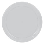 Amscan Round Plastic Platters, 16in, Silver, Pack Of 5 Platters