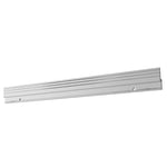 Deflecto Lit Loc Mounting Bar, 16 1/2inW x 3/8inD x 1 3/4inH, Silver