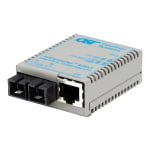 Omnitron miConverter S/GXT - Fiber media converter - GigE - 10Base-T, 100Base-TX, 1000Base-T, 1000Base-X - SC multi-mode / RJ-45 - up to 1800 ft - 850 nm