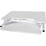 Kantek Sit-to-Stand Desk Riser, 5-3/10inH x 35inW x 24inD, White