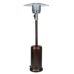 Alpine Portable Propane Outdoor Patio Heater, 88inH x 33inW x 18inD, Bronze