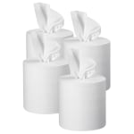 Kleenex Premiere Center-Pull 1-Ply Paper Towels, 250 Sheets Per Roll, Pack Of 4 Rolls