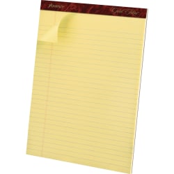 TOPS Docket Gold Premium Writing Pad, 5in x 8in, Legal Ruled, 50 Sheets, White