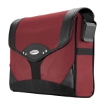 Mobile Edge Select Messenger for 14.1in to 15.4in screens - Notebook carrying case - 14.1in - 15.4in - black, Dr.Pepper red