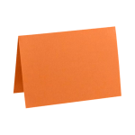 LUX Folded Cards, A7, 5 1/8in x 7in, Mandarin Orange, Pack Of 500