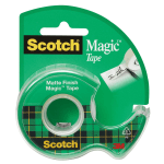 Scotch Magic Tape In Dispenser, 3/4in x 600in, Clear