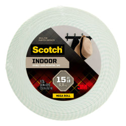 Scotch Permanent Mounting Tape, 3/4in x 1368in