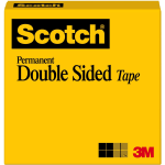 Scotch Double-Sided Tape, 1/2inx 1,296in, Clear