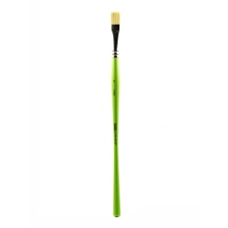 Liquitex Free-Style Detail Paint Brush, Synthetic, Size 6, Bright Bristle, Green