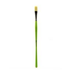 Liquitex Free-Style Detail Paint Brush, Synthetic, Size 6, Flat Bristle, Green