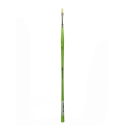 Liquitex Free-Style Detail Paint Brush, Synthetic, Size 12, Flat Bristle, Green