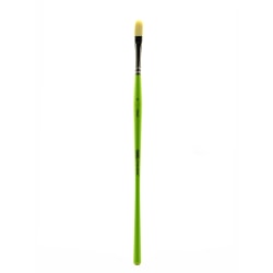 Liquitex Free-Style Detail Paint Brush, Synthetic, Size 2, Filbert Bristle, Green