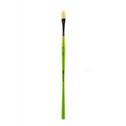 Liquitex Free-Style Detail Paint Brush, Synthetic, Size 6, Filbert Bristle, Green