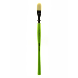 Liquitex Free-Style Detail Paint Brush, Synthetic, Size 10, Filbert Bristle, Green