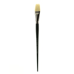 Winsor & Newton Winton Hog Paint Brush, Size 10, Round Bristle, Hog Hair, Green