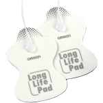 Omron Long Life Pads - Standard - 3.2in Width x 0.9in Height x 5.3in Length - 2 - White