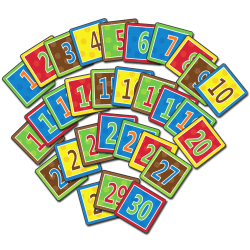 Eureka Jumbo Scented Stickers, Bubblegum, 12 Stickers Per Pack, Set Of 6 Packs