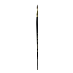 Winsor & Newton Winton Hog Paint Brush, Size 12, Filbert Bristle, Hog Hair, Green