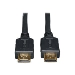 Eaton Tripp Lite Series Standard-Speed HDMI Plenum Rated Cable, Digital Video with Audio (M/M), 50 ft. (15.24 m) - HDMI cable - HDMI male to HDMI male - 50 ft - double shielded - black